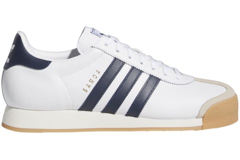 adidas Samoa Cloud White Night Indigo Gold Metallic Men's - IF7164 - US adidas Samoa Cloud White Night Indigo Gold Metallic Men's - IF7164 - US