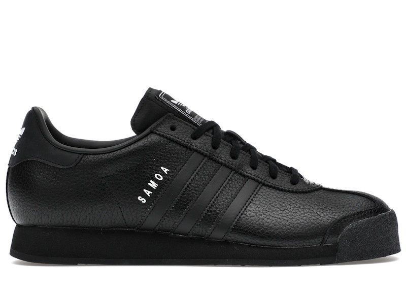 ADIDAS ORIGINALS MEN'S ADIDAS SAMOA BLACK SNEAKERS IN CORE BLACK/CLOUD WHITE