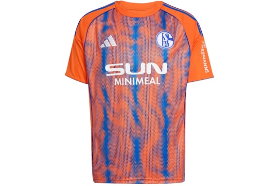 Maglia adidas Schalke 04 Team Arancio Blu Reale