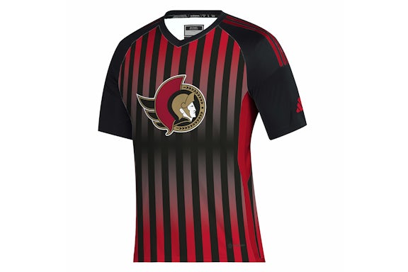 adidas Senators Hockey Tee Black/Red/Multi