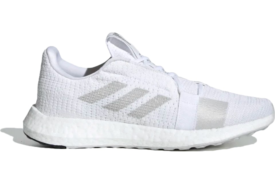 Adidas senseboost go best sale white