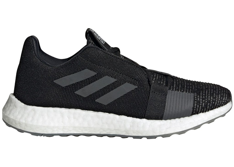 Black adidas best sale boost shoes