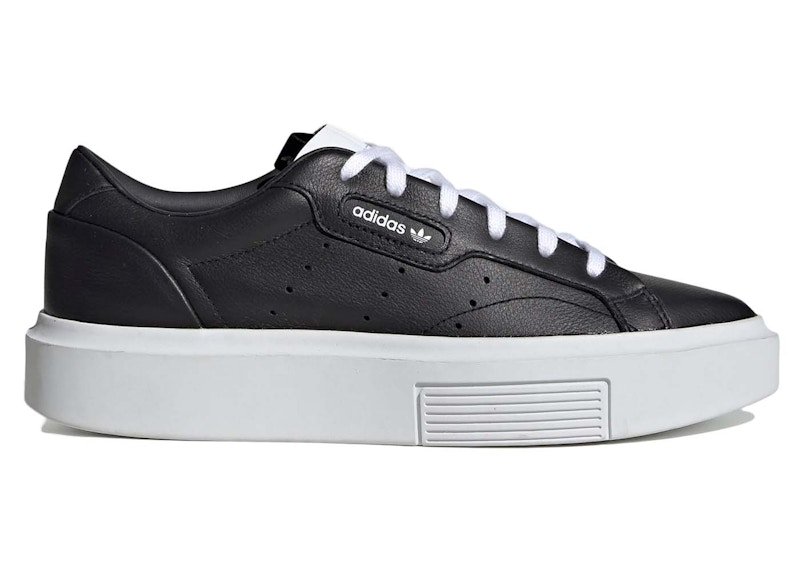 adidas Sleek Super Black White Women s