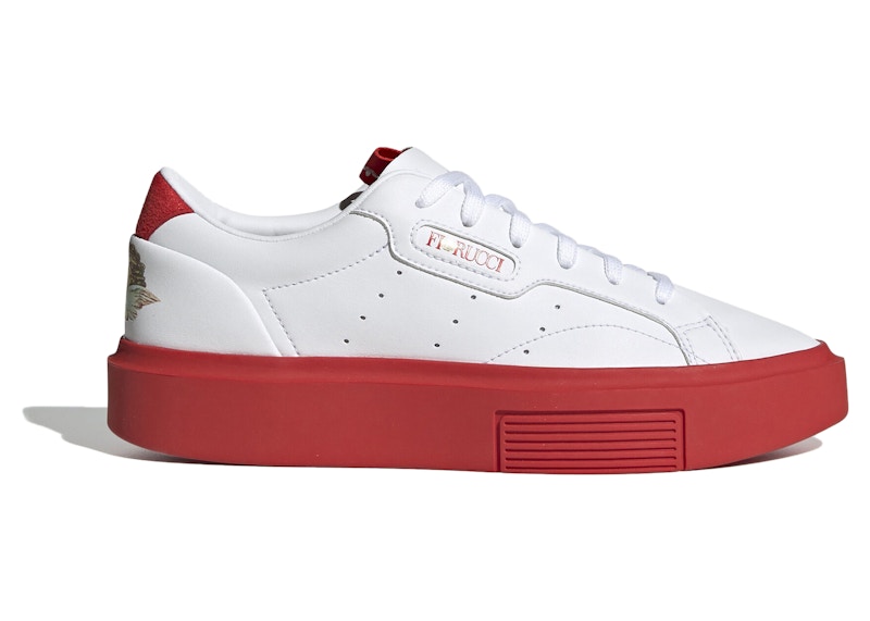 Adidas sleek hot sale super white