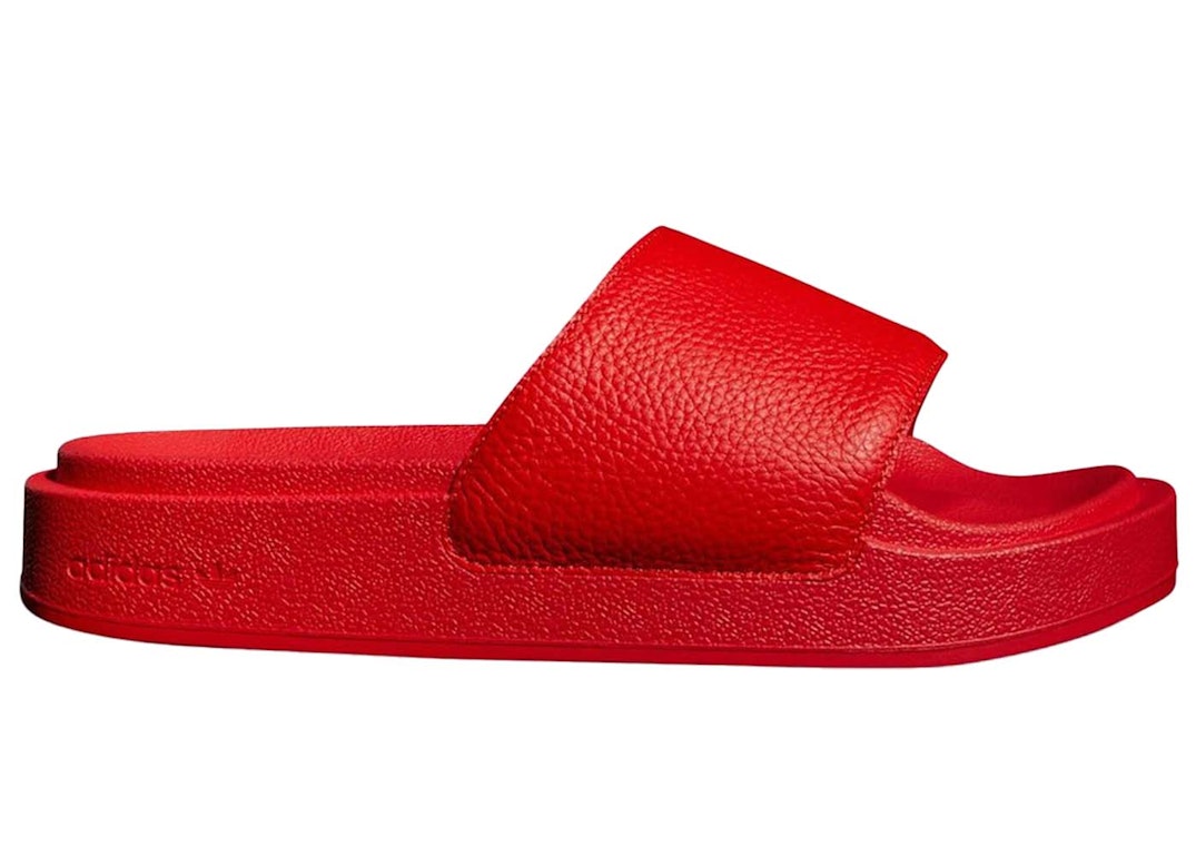 Pre-owned Adidas Originals Adidas Swim Slide Beyonce Ivy Park Ivy Heart In Red/red/red