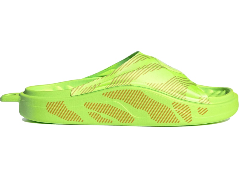 Pre-owned Adidas Originals Slide Stella Mccartney (women's) Sneakers In Signal Green/hazy Orange