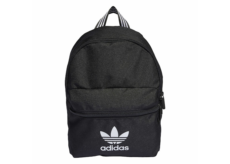 Pre-owned Adidas Originals Small Adicolor Classic Backpack In Black