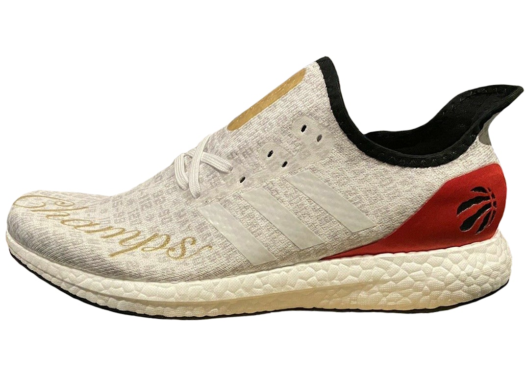 Pre-owned Adidas Originals Adidas Speedfactory Am4 Toronto Raptors World Champs In White/black/red