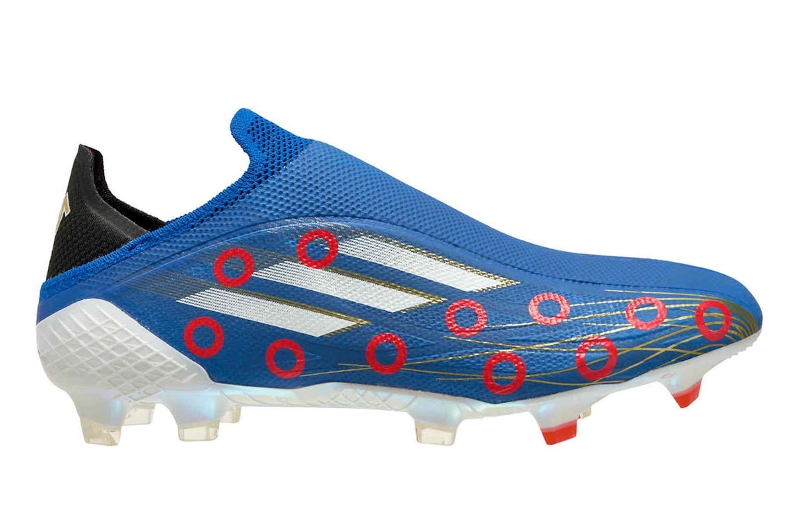 Pre-owned Adidas Originals Adidas X Speedflow+ Fg 11/11 Single's Day In Bold Blue/white/vivid Red