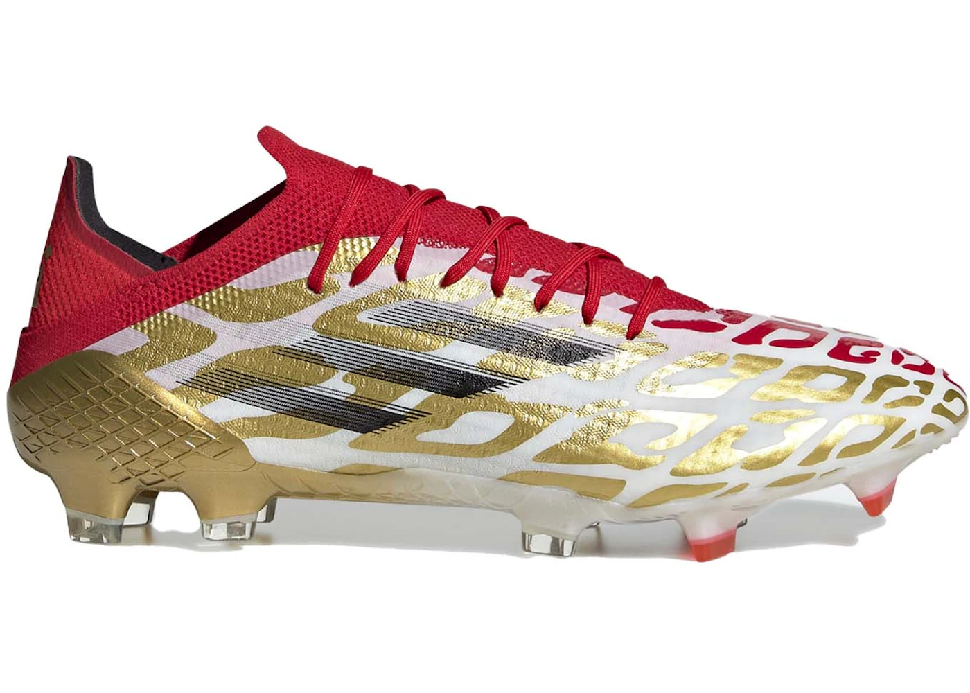 adidas X Speedflow Mo FG Doré Blanc Scarlet Homme Style