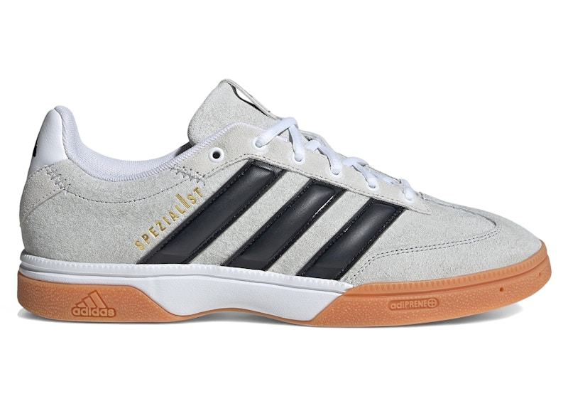 adidas Spezialist Indoor White Core Black Grey Men's - KJ3729 - US