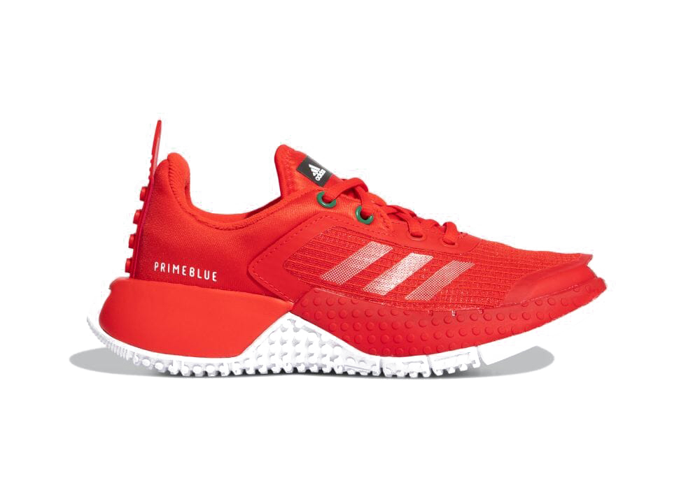 red and white adidas running shoes