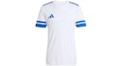 Camiseta adidas Squadra 25, blanco, azul real