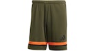 Pantalones cortos adidas Squadra 25 Night Cargo, color negro y naranja semiimpacto