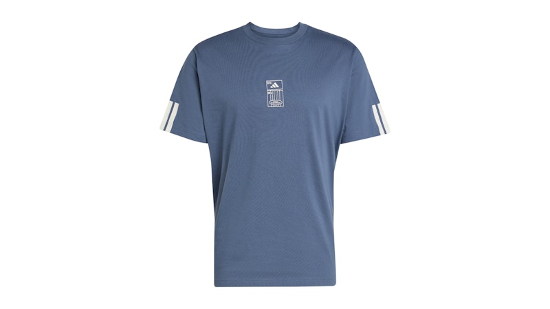 adidas Stadium Ticket Loose Graphic Tee Preloved Ink