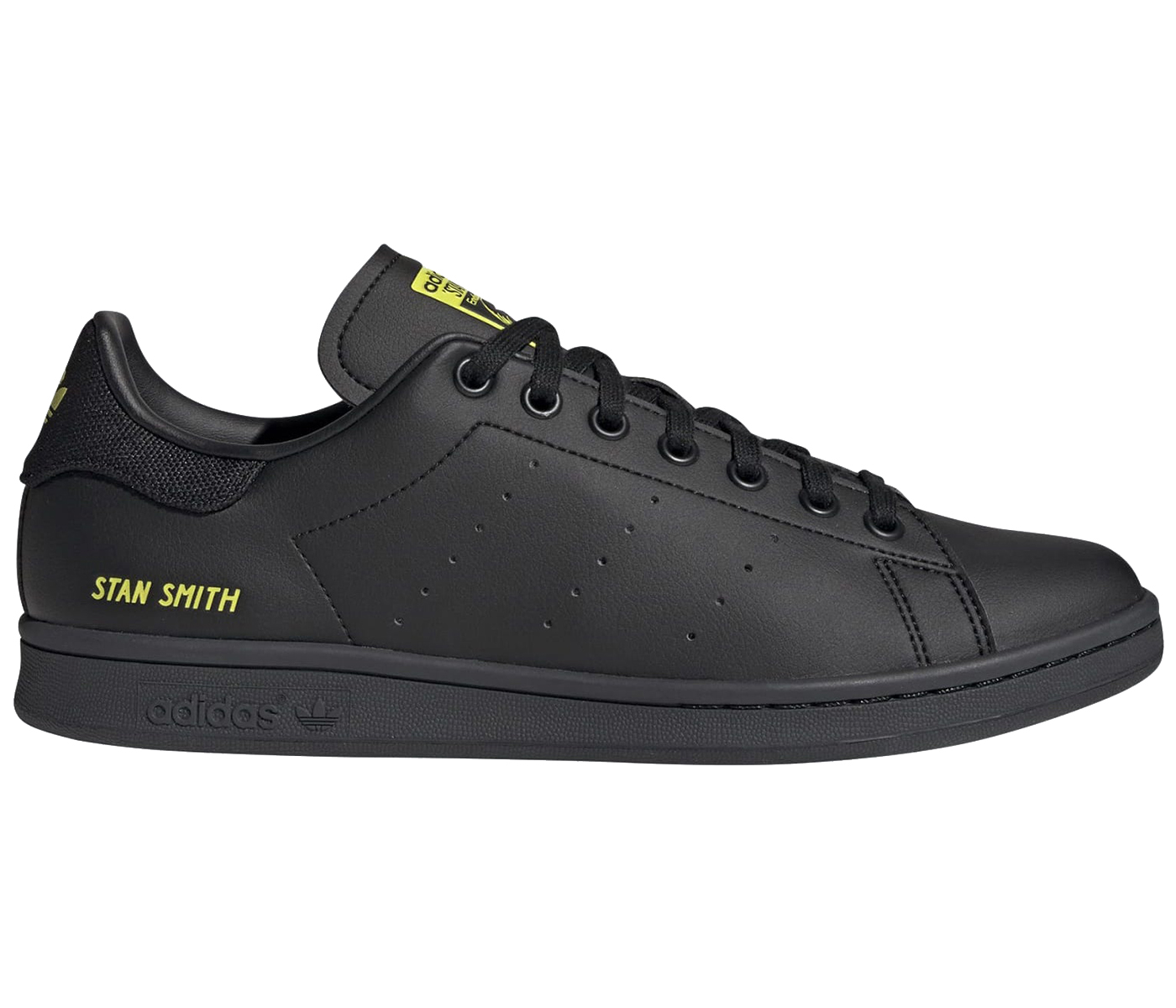 adidas Stan Smith Black Semi Solar Yellow メンズ - H00326 - JP