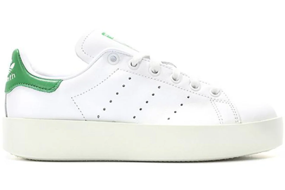 adidas Stan Smith Bold White Green Women s