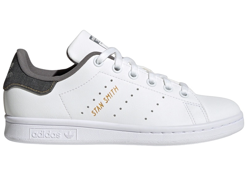 adidas Stan Smith Cloud White Carbon Grey GS