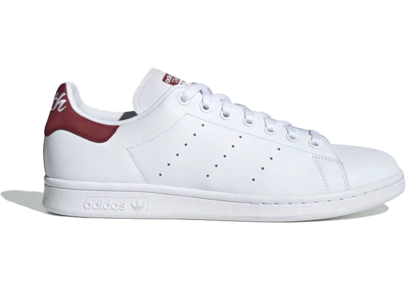 ★adidas★ Stan Smith White Burgundy adidas Stan Smith Cloud White Collegiate Burgundy Men's