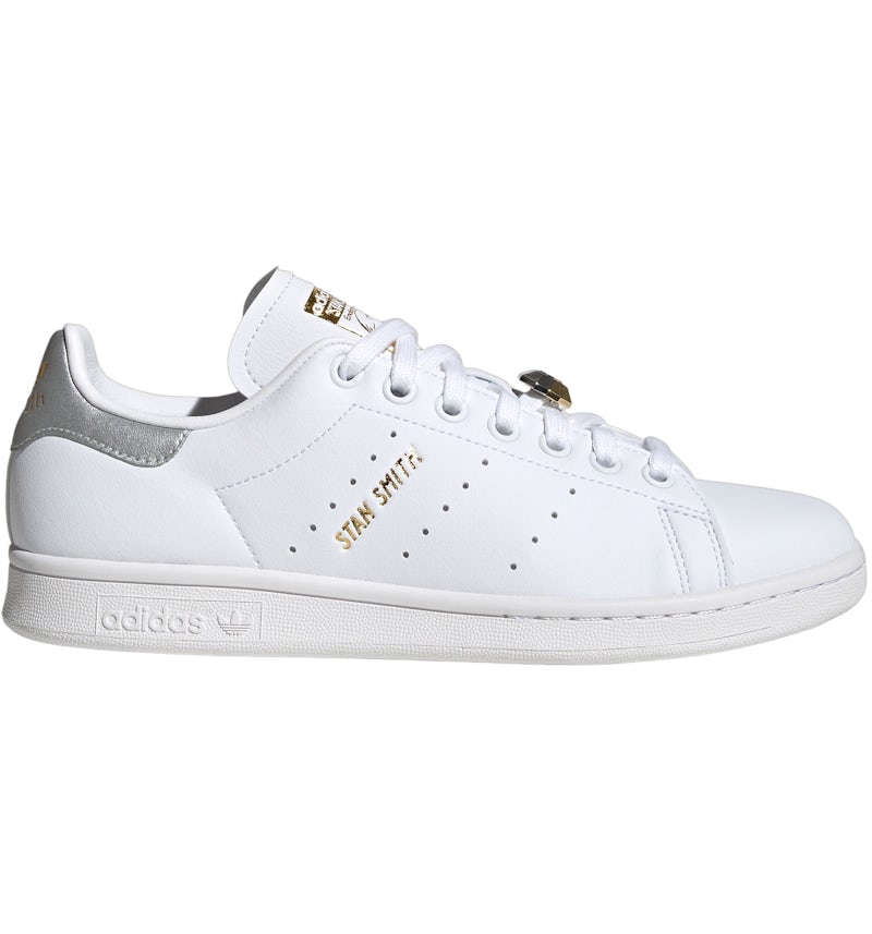 adidas Stan Smith Cloud White Silver Metallic Gold Metallic