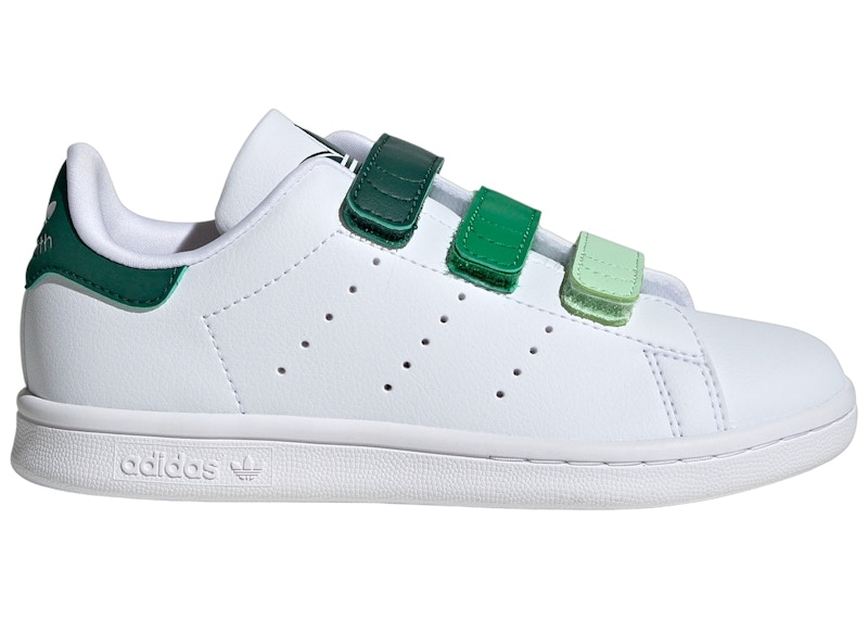 adidas Stan Smith Comfort Closure Cloud Blanc Collegiate Vert enfant Style IE8112 FR