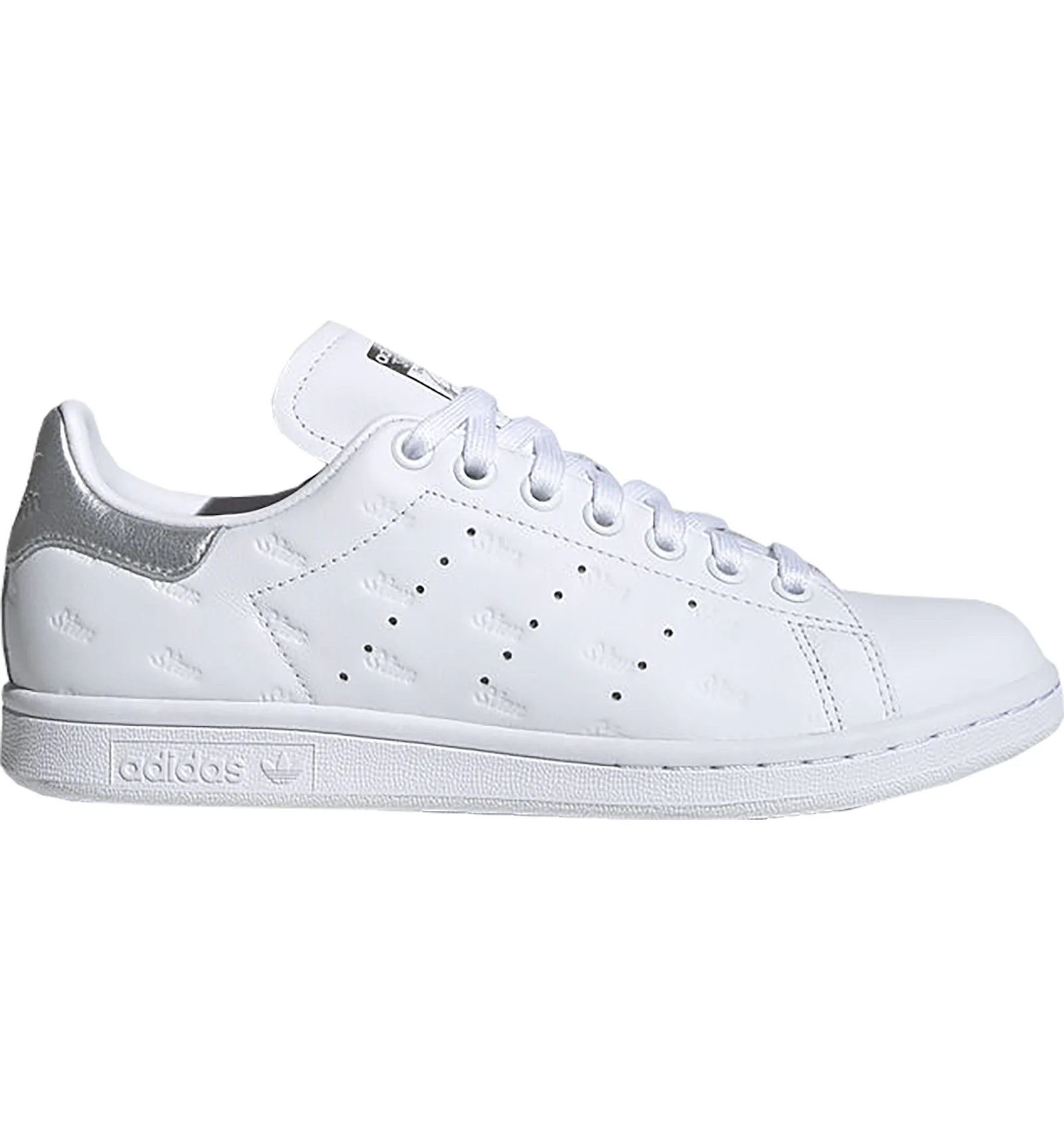 adidas Stan Smith Debossed Logos Silver Women s EF6854 US