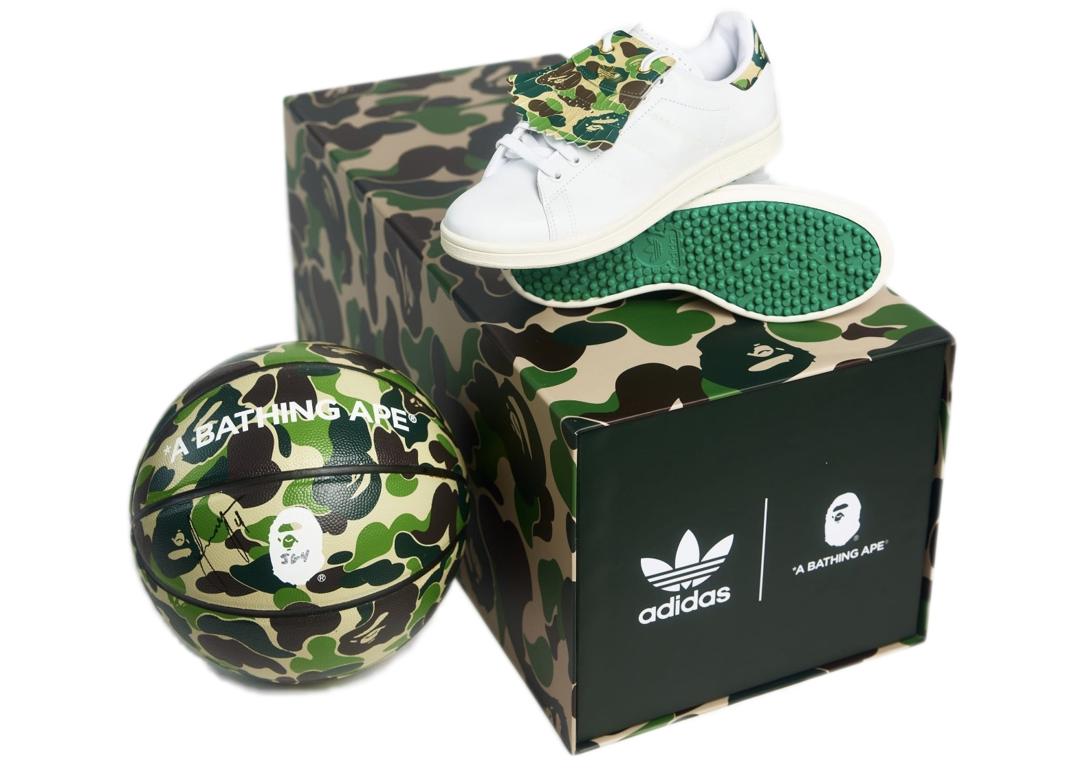 adidas Stan Smith Golf Bape 30th Anniversary (Collectors Box ...