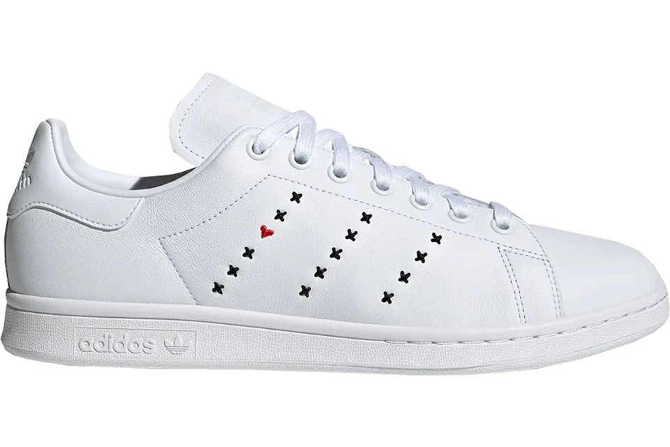 adidas Stan Smith Heart Stripe Black