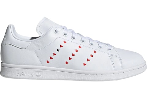adidas Stan Smith Heart Stripe Red Men s EG5811 US