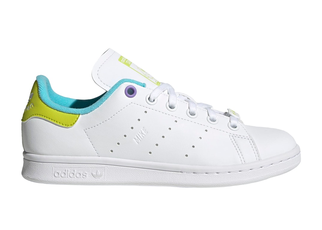 Pre-owned Adidas Originals Adidas Stan Smith Disney Monsters Inc. Mike & Sulley (kids) In Cloud White/pantone/core Black