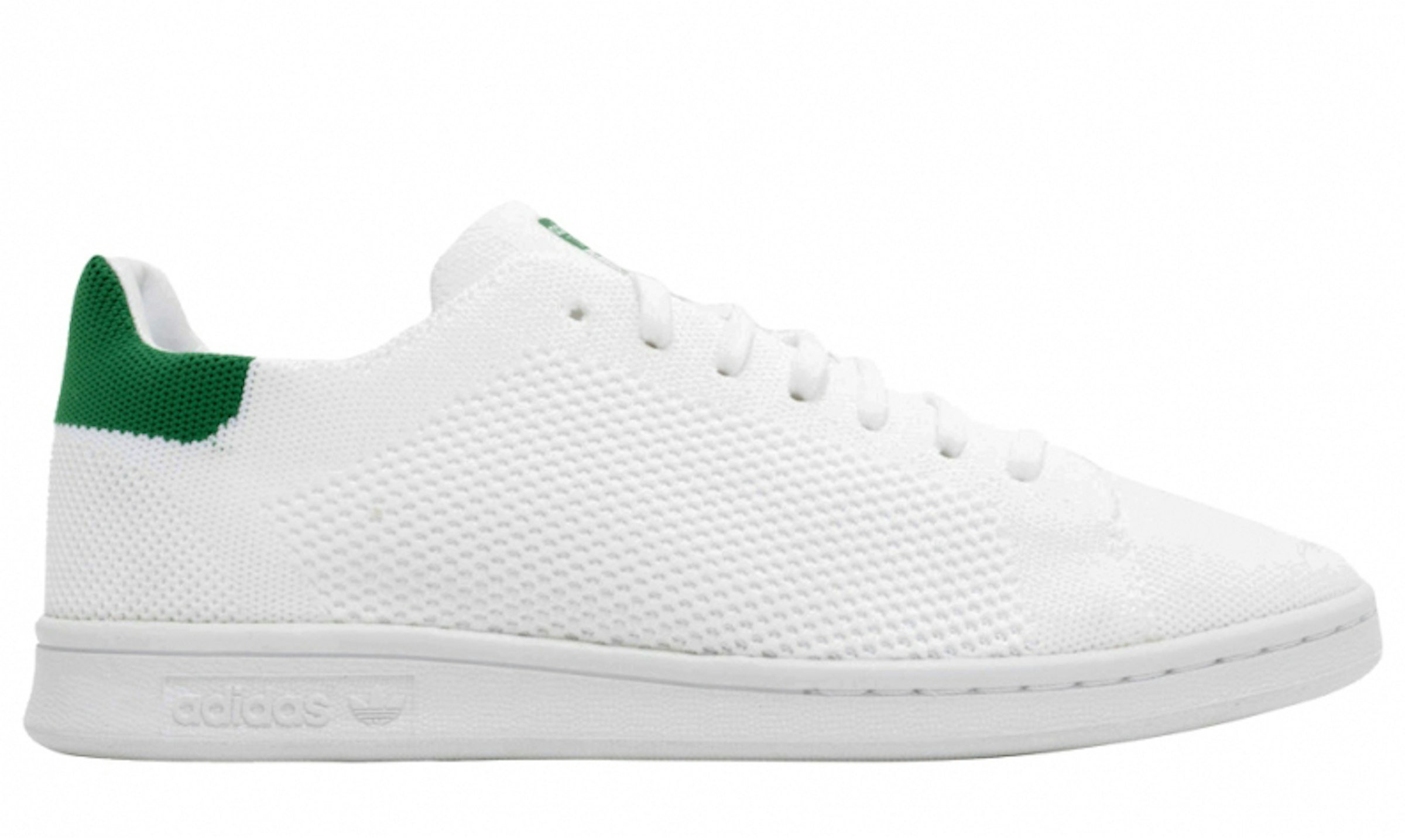 adidas Stan Primeknit White Green (GS) Kids' S75351 - US