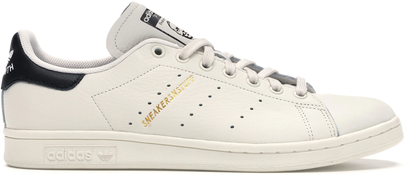This Stan Smith Features A One Piece Leather Upper •