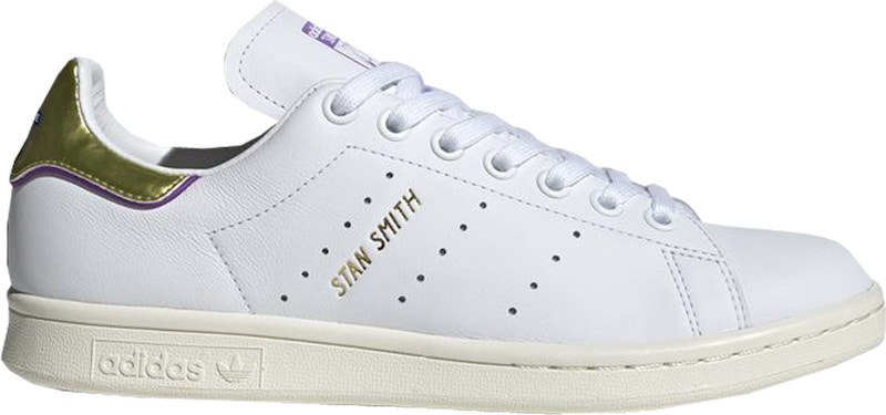 adidas stan smith off white purple gold metallic elizabeth tfl