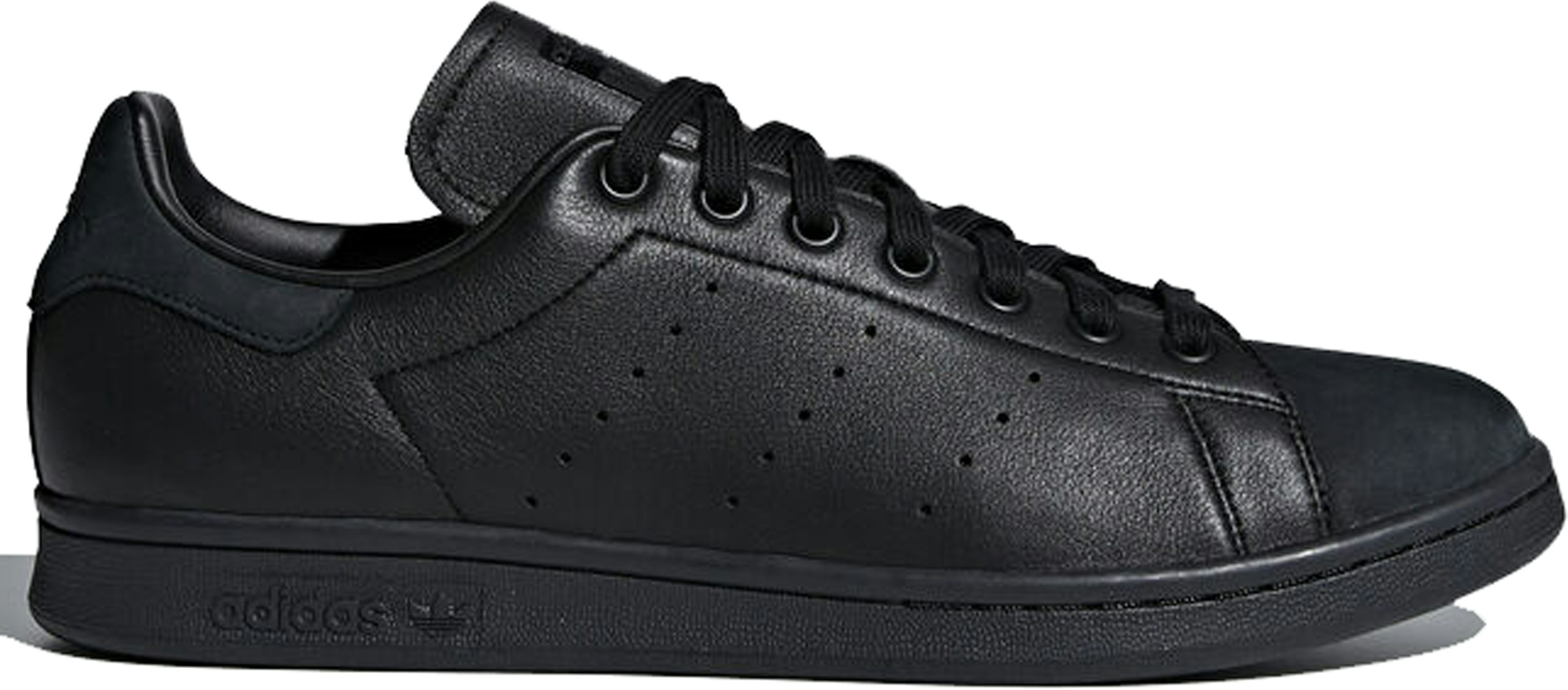adidas Stan Smith Triple Core Black (Suede Toe) - B37922 -