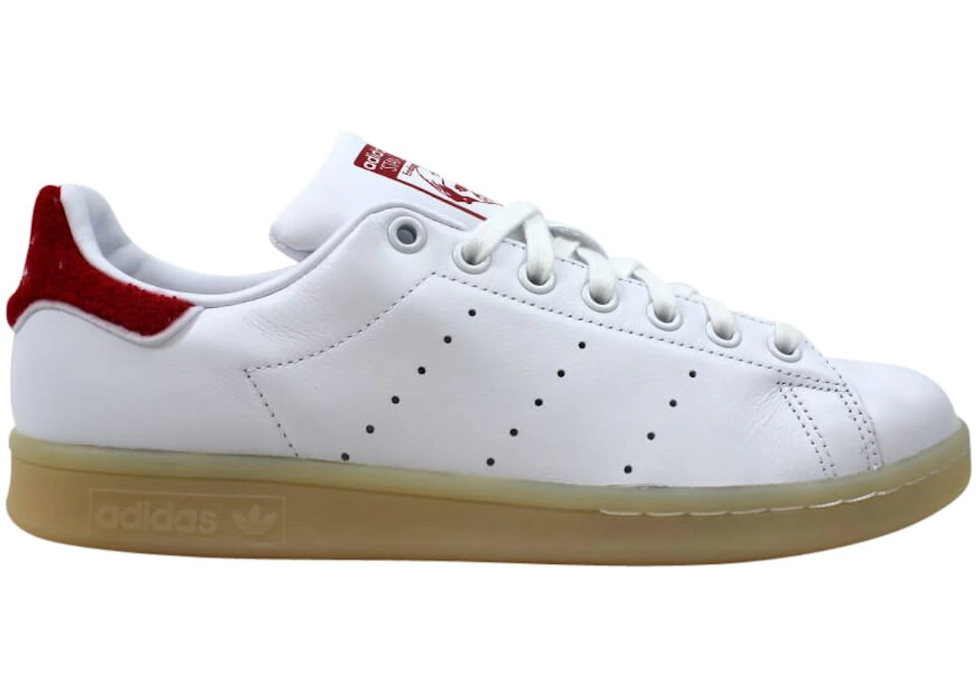 adidas Stan Smith White Red (Women's) - S32256 - US