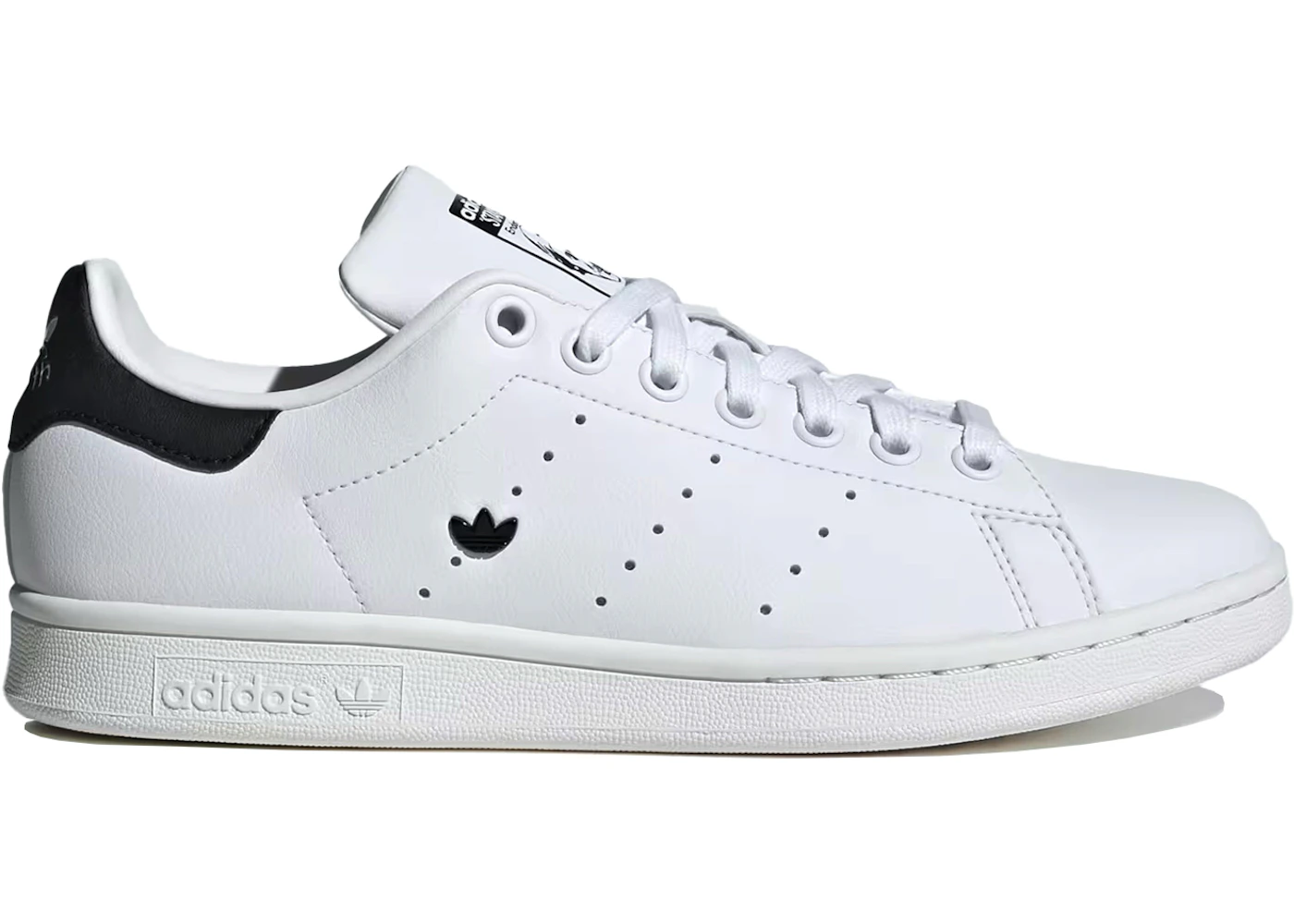 adidas Stan Smith White Black Mini Trefoil (Women's) IE0459 US