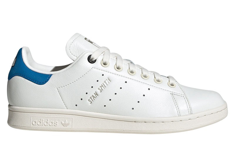 Pre-owned Adidas Originals Stan Smith White (women's) Sneakers In Core White/blue Bird/core Black