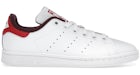 adidas Stan Smith White Maroon Better Scarlet