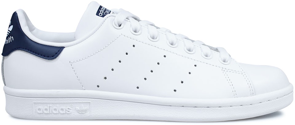 Womens adidas Stan Smith Athletic Shoe - White / Navy