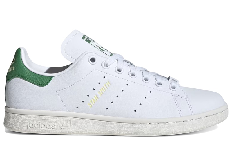 adidas Stan Smith White Preloved Green Yellow (Women's) - IE0469 - US