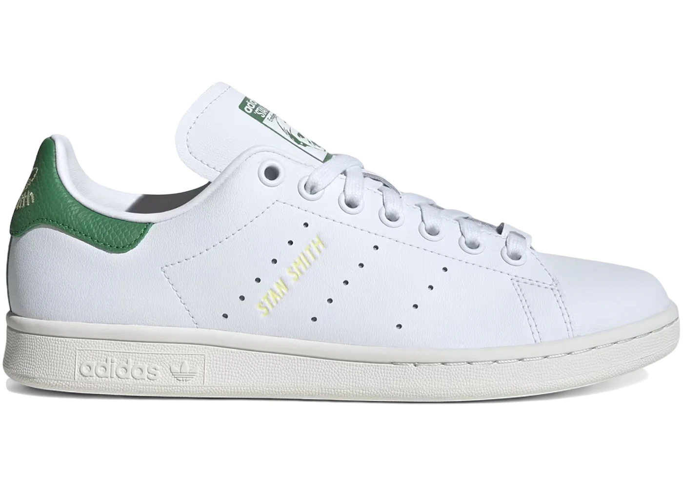 adidas Stan Smith White Preloved Green Yellow (Women's) - IE0469 - US