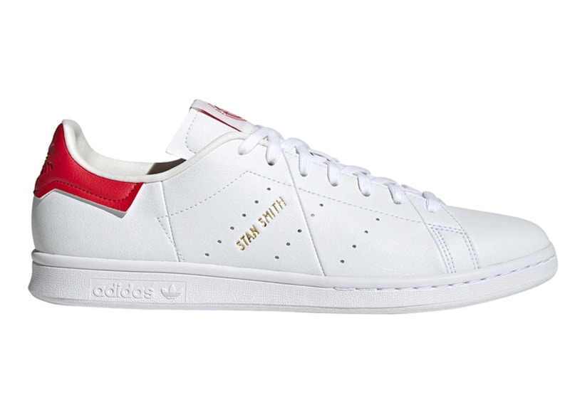 Stan smith store red and white