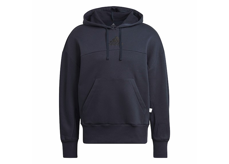 adidas Studio Lounge Fleece Hoodie Legend Ink
