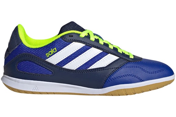 adidas Super Sala Competition 3 Indoor Lucid Blue Cloud White Lucid Lemon (GS)