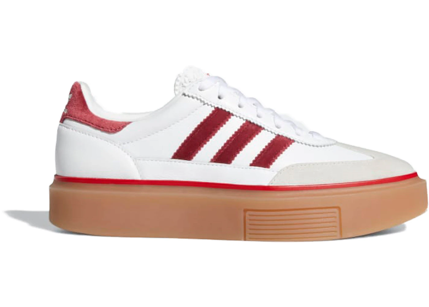 adidas Super Sleek 72 White Burgundy Gum (Women's) - GW4901 - US adidas Super Sleek 72 White Burgundy Gum (Women's) - GW4901 - US