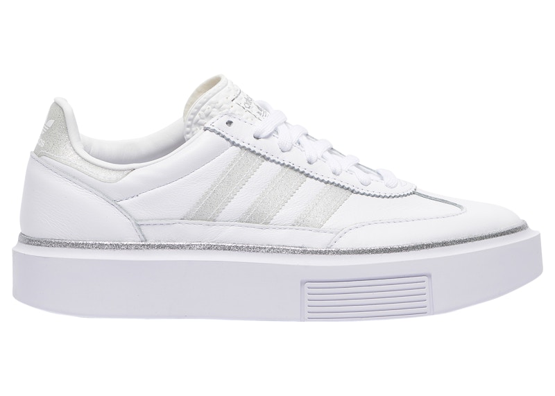 Adidas super best sale sleek white