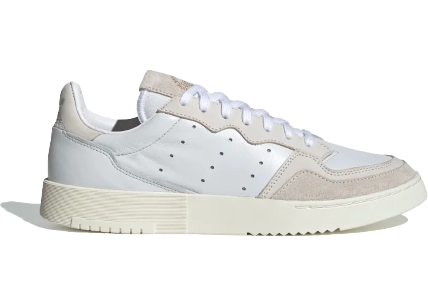Adidas super court crystal white & off deals white