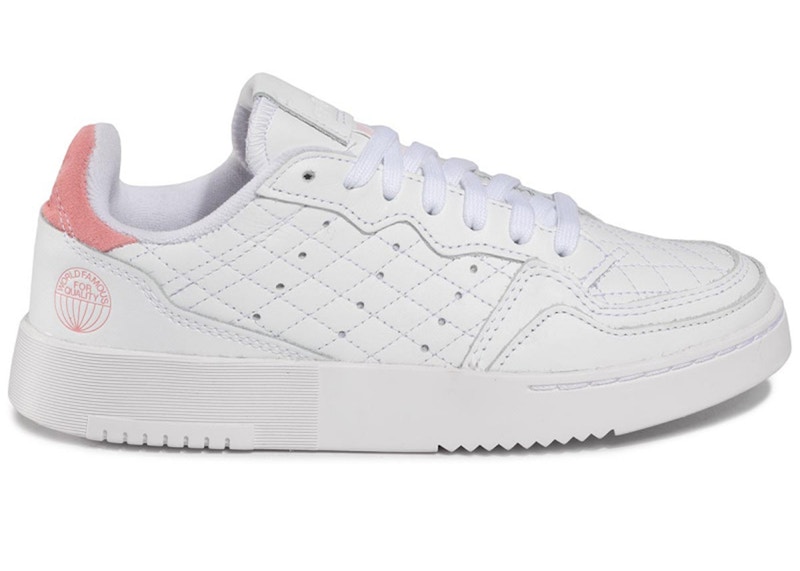 adidas Supercourt White Glow Pink (Women's)