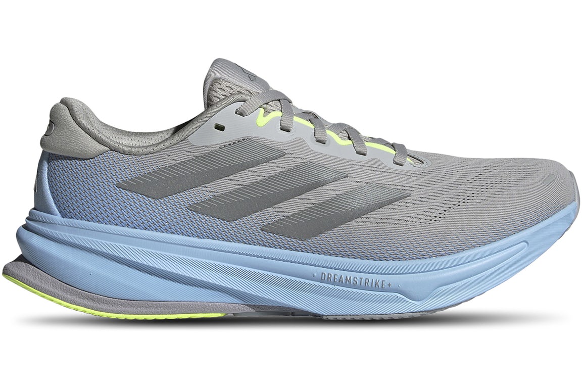 adidas Supernova Rise 2 Grey Matte Silver Glow Blue Men's - JS3046 - US
