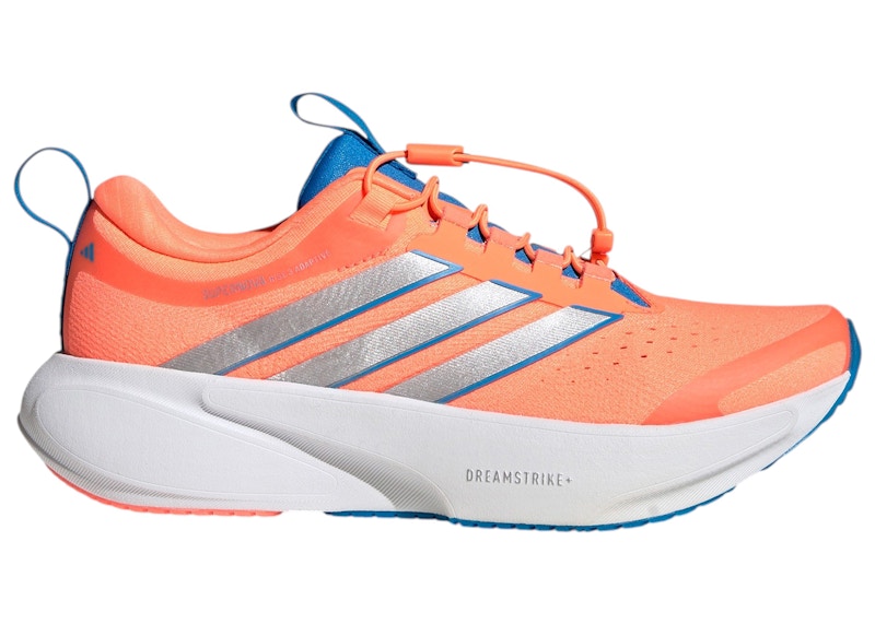 Adidas Supernova Rise 3 Adaptive Blue (Women's) Sneakers in Lucid Orange/Silver Metallic/Bright Blue